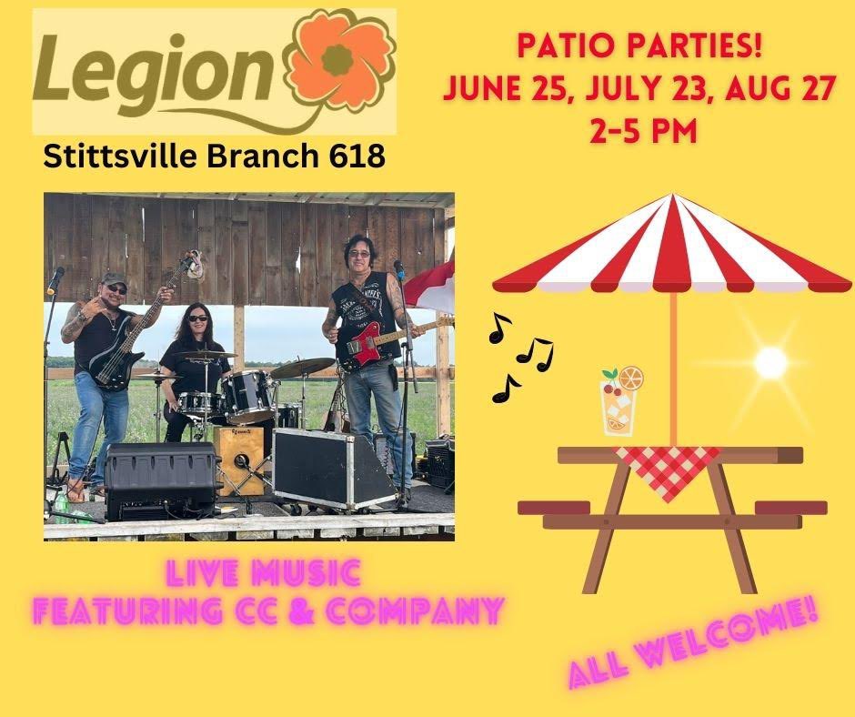 Sunday Patio Parties <a href="/Legion618/">RCLegion Br 618 Stittsville</a>