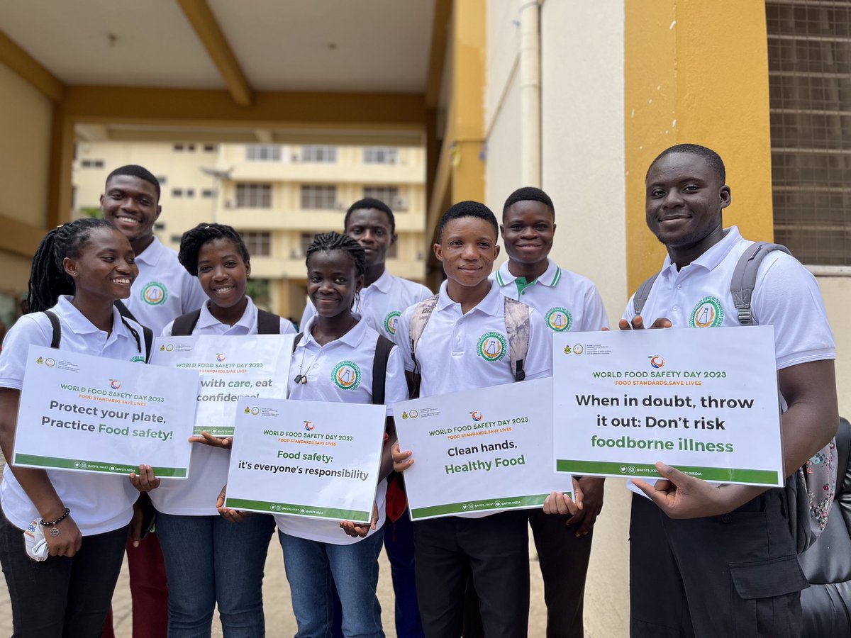 afsts_knust's tweet photo. From the College of Engineering to the College of Science, “we were there some” ! 

Join us, let’s make Food Safety everyone’s business 

Remember that FOOD STANDARDS, SAVE LIVES ✌🏾❤️

#FoodSafetyWithAFSTSKNUST #afststothewiase https://t.co/zaBFmszLB4