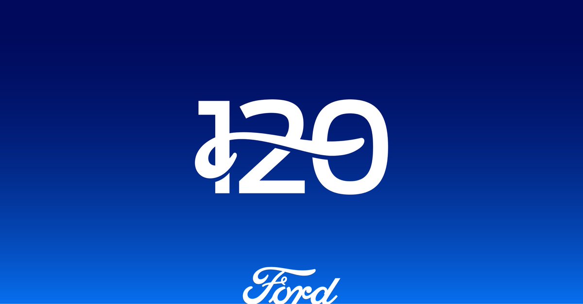 As a 10 year old, I never understood why dad spoke about Mustang with such passion. Fast FWD to 2000 when I joined Ford, the company that actually built Mustangs. Fast FWD to today, and I bleed blue, as passionate and proud of Ford as I was on Day1. HBD Ford! #WeAreFord #Ford120