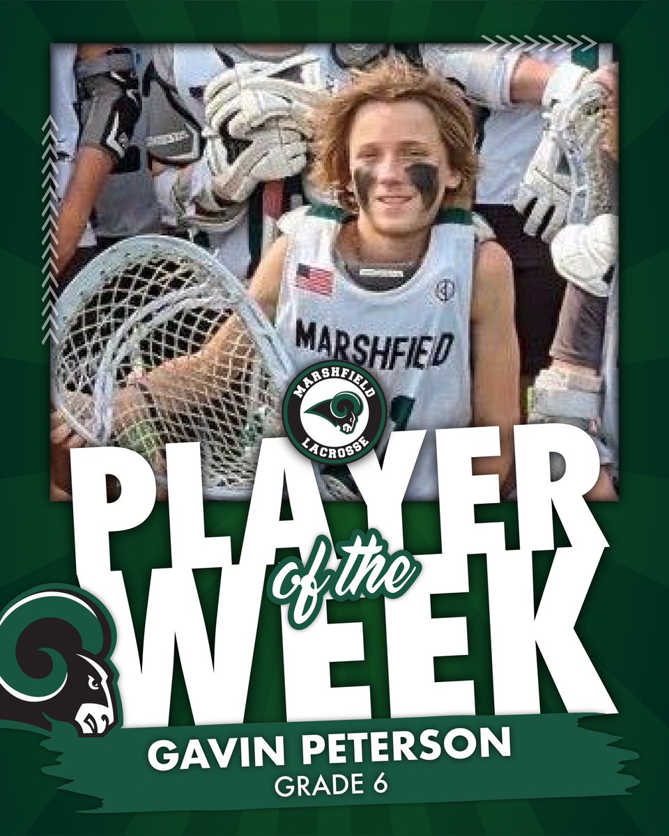 Gavin Peterson had a breakout playoff day for Grade 6. He made all the right saves at the right time. Great momentum as we head into the off season. Congratulations on being deemed the MBYL co-Player of The Week! 👊