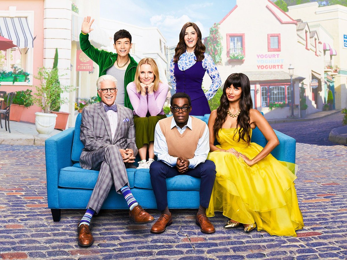 You've been kidnapped! Your rescuers are the characters from the last TV show you watched. Who's coming? All the way from The Good Place... 🙂