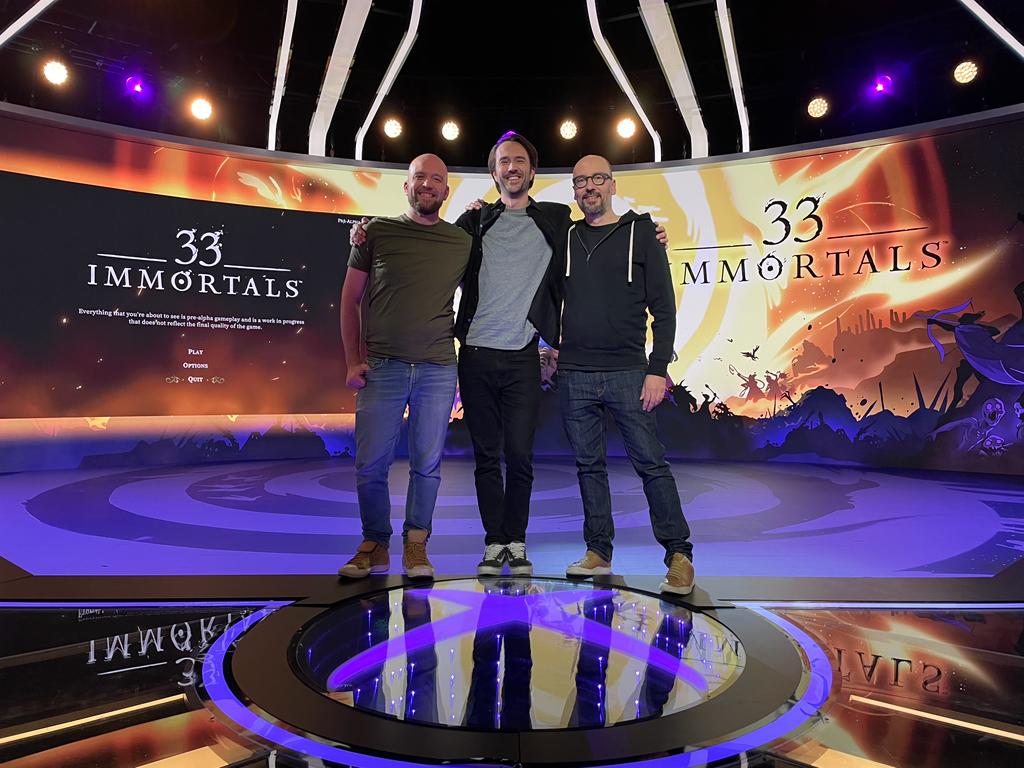 We are so happy to have been part of such a wonderful experience! #XboxGamesShowcase 

Special thanks to @XboxP3 for receiving us and playing our game! #33Immortals

Sign up to be the first to play: 33immortals.com