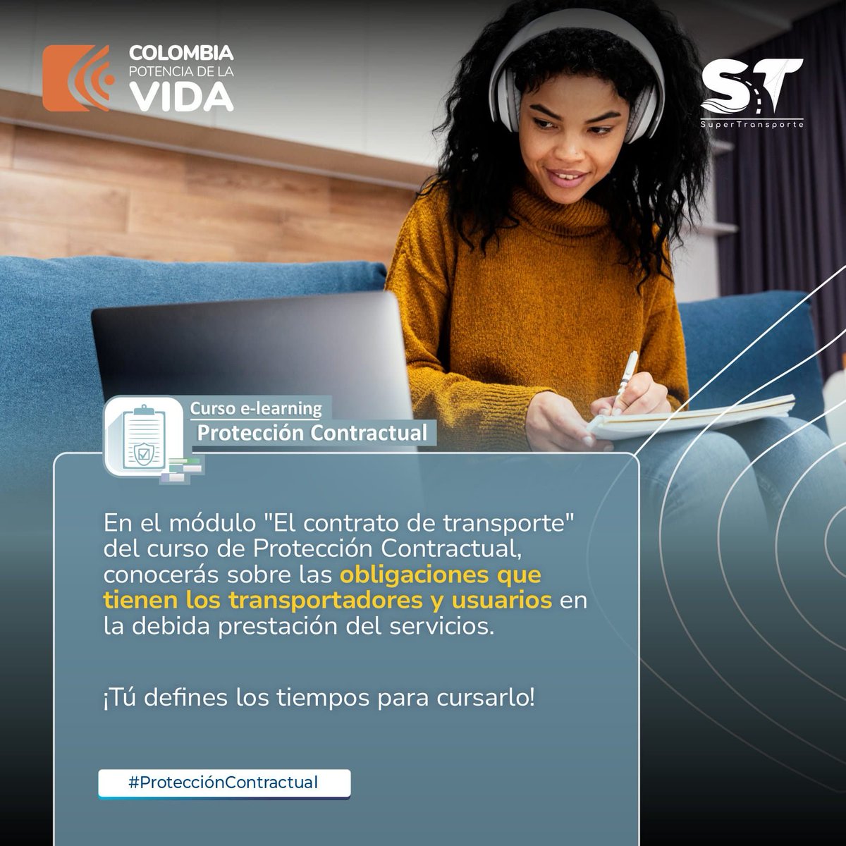 AutoviaBP's tweet photo. Te invitamos a realizar el primer módulo del curso de #ProtecciónContractual de la @Supertransporte. Lo encuentras disponible en nuestra página web.

Enlace: 📷

https://t.co/1FtxxYyuOn https://t.co/dibGkAliqk