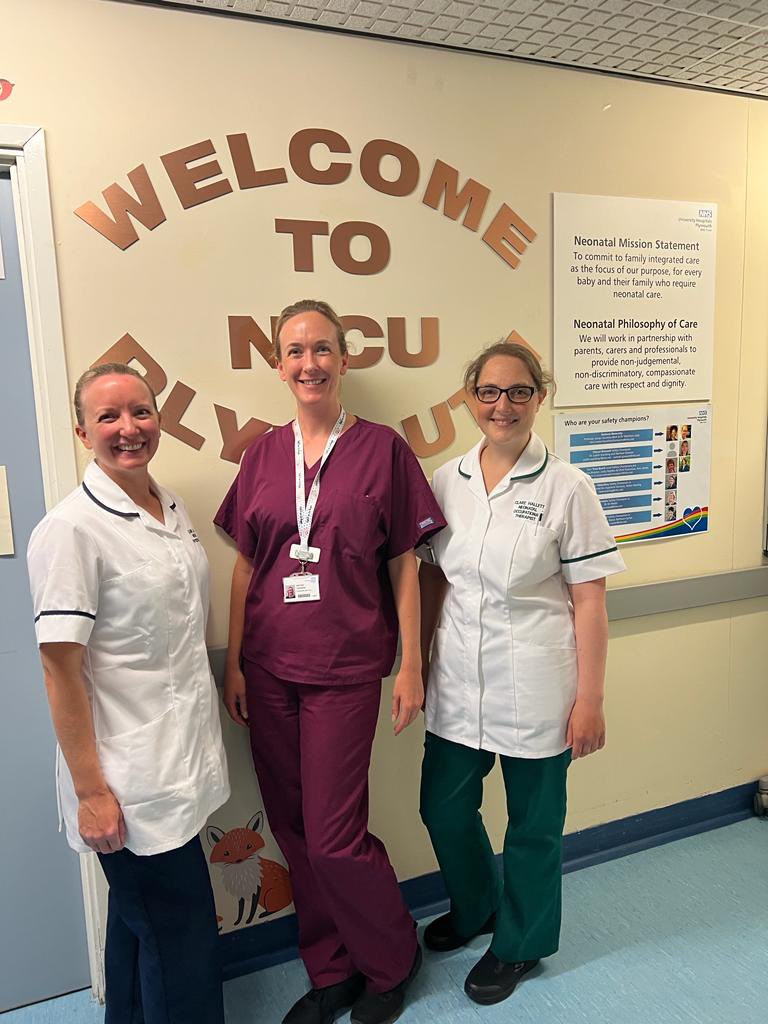 So delighted to have 3 of our AHPs on NICU @UHP_NHS today @swneonatal & so inspired by their motivation to enhance the care delivered to preterm & sick newborn babies #MDT #1BigTeam @JulieWills14 @OakesKatie @GilesGilesrich @CarrieLJones