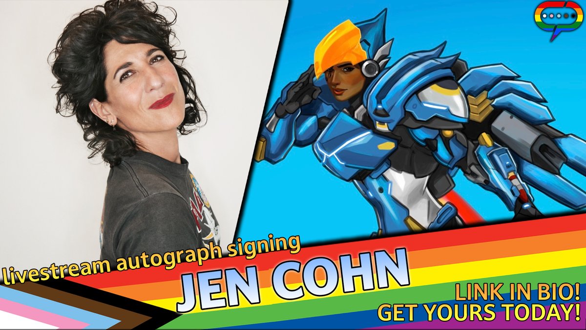 The amazing Jen Cohn @heyitsjencohn will be singing LIVE on June 28th for PRIDE Month!!!   Pride Prints benefitting Lambda Legal, Ali Forney and The Trevor Project 

ow.ly/Kzs550OMQ97

#Overwatch #Avatar #TheLastAirbender #Pharah #Ursa #LordZash #SWTOR #PRIDE #PRIDEMonth