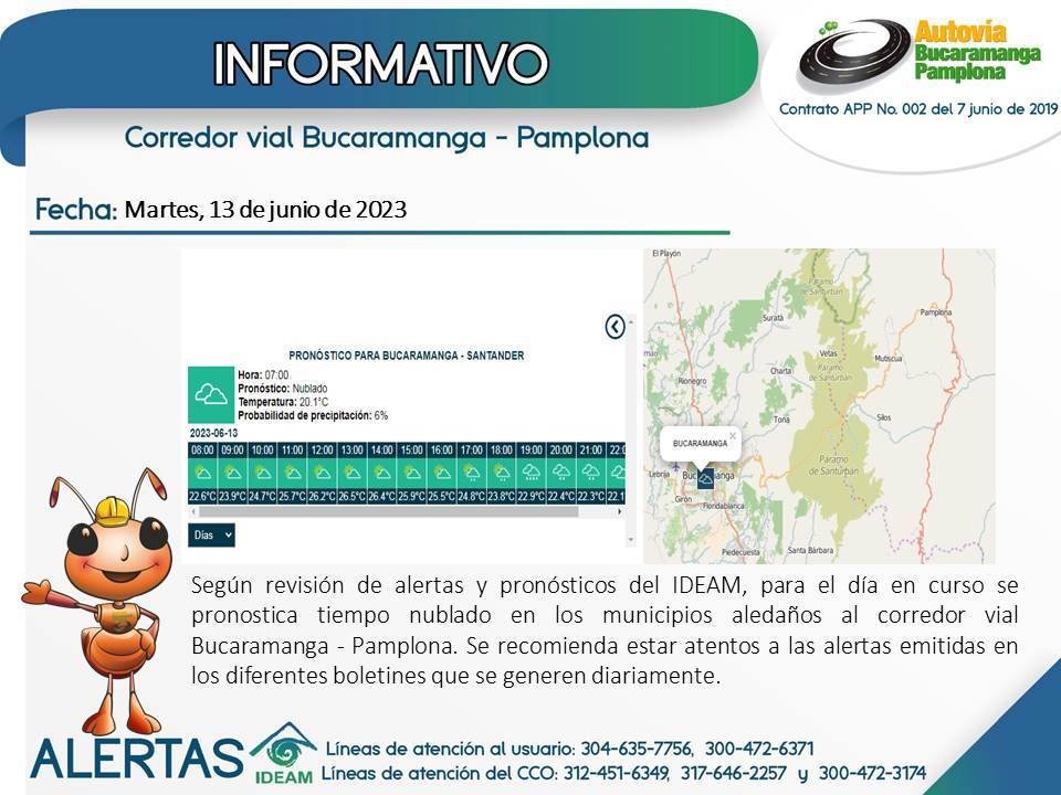 AutoviaBP's tweet photo. Informativo Ideam Instituto
Martes, 13 de junio de 2023 https://t.co/voDIuUqLtn