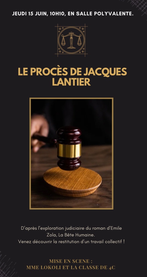 Dispositif #coloration judiciaire# ⚖️
J-2  avant le procès de Jacques Lantier qui réservera, pour mes élèves, quelques surprises … 🤫
Affaire à suivre …😉
#Lettres#EMC#Eloquence#🗣
➡️lettres-pedagogie.web.ac-grenoble.fr/cycle-4/colora…