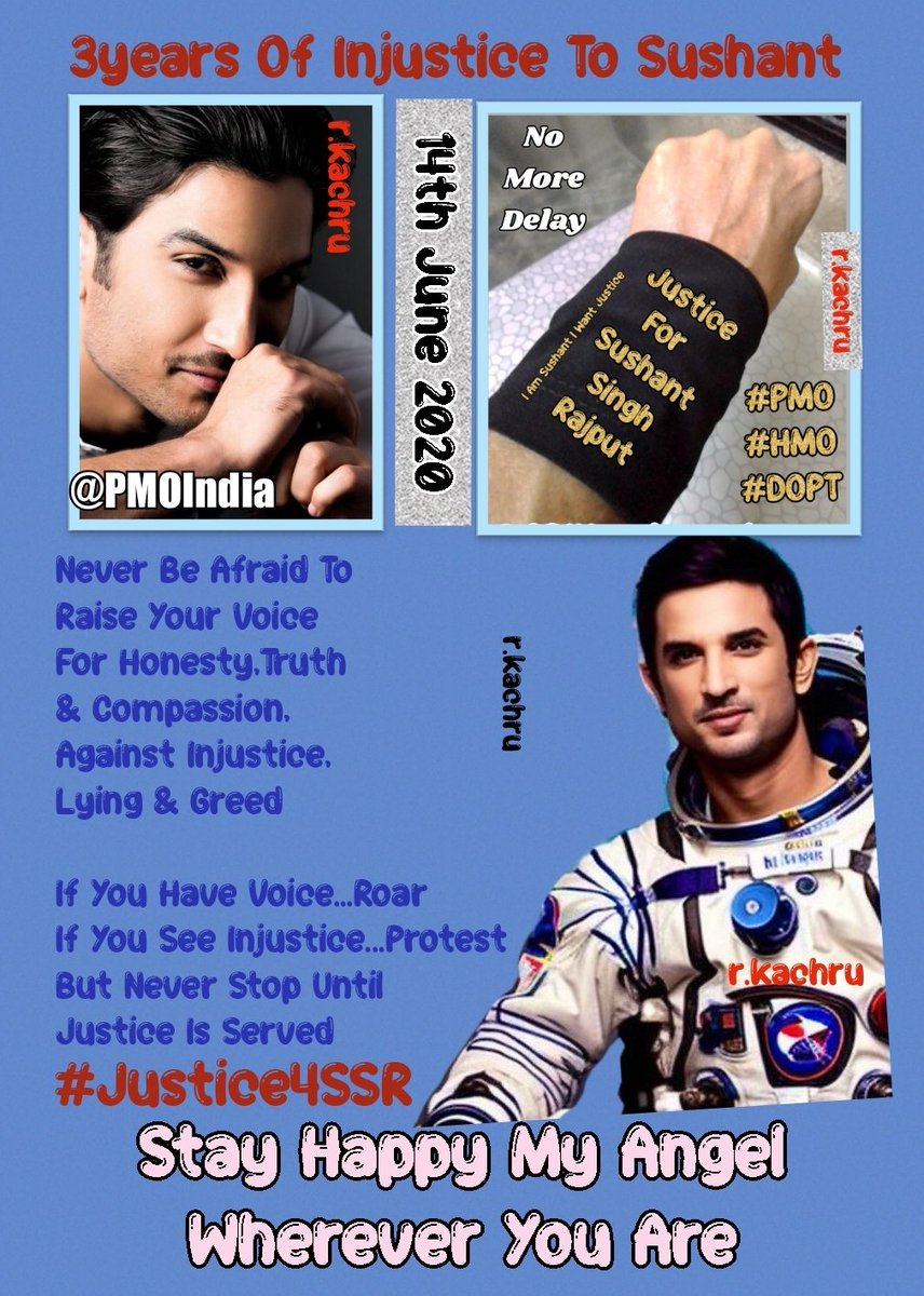 KachruRachna's tweet photo. 🔱Har Har Mahadev🔱

Who Killed Sushant Singh Rajput❓
@Copsview
The credibility of National Agencies &amp; the Central Govt is at stake. No political deals or agendas should obstruct Sushant's Justice.The Truth~Sushant was Brutally Killed @PMOIndia

3years Of Injustice To Sushant https://t.co/cj7KWV7zMY