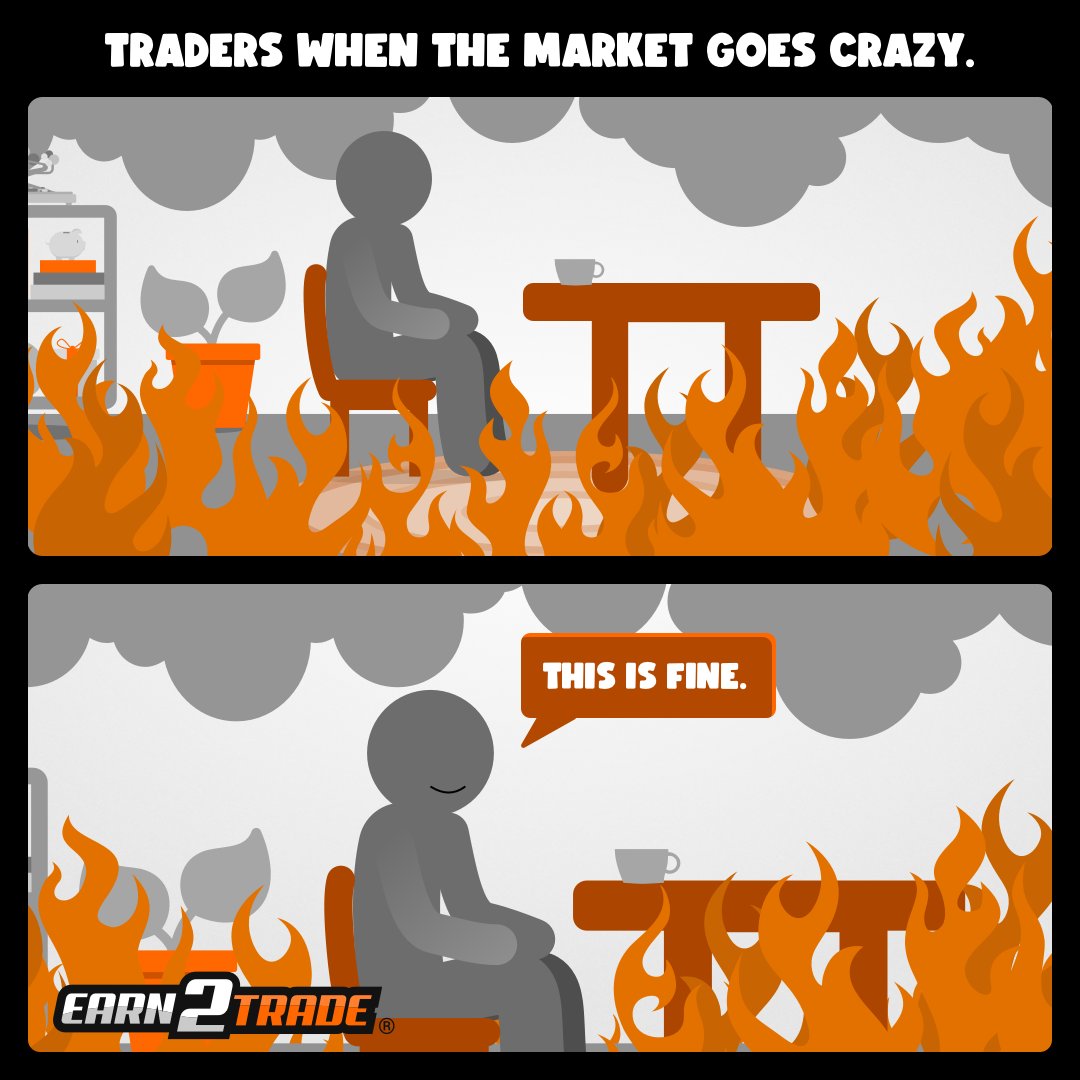 Do you trade when the markets are chaotic or prefer to sit it out? #trading #daytrading #futurestrading