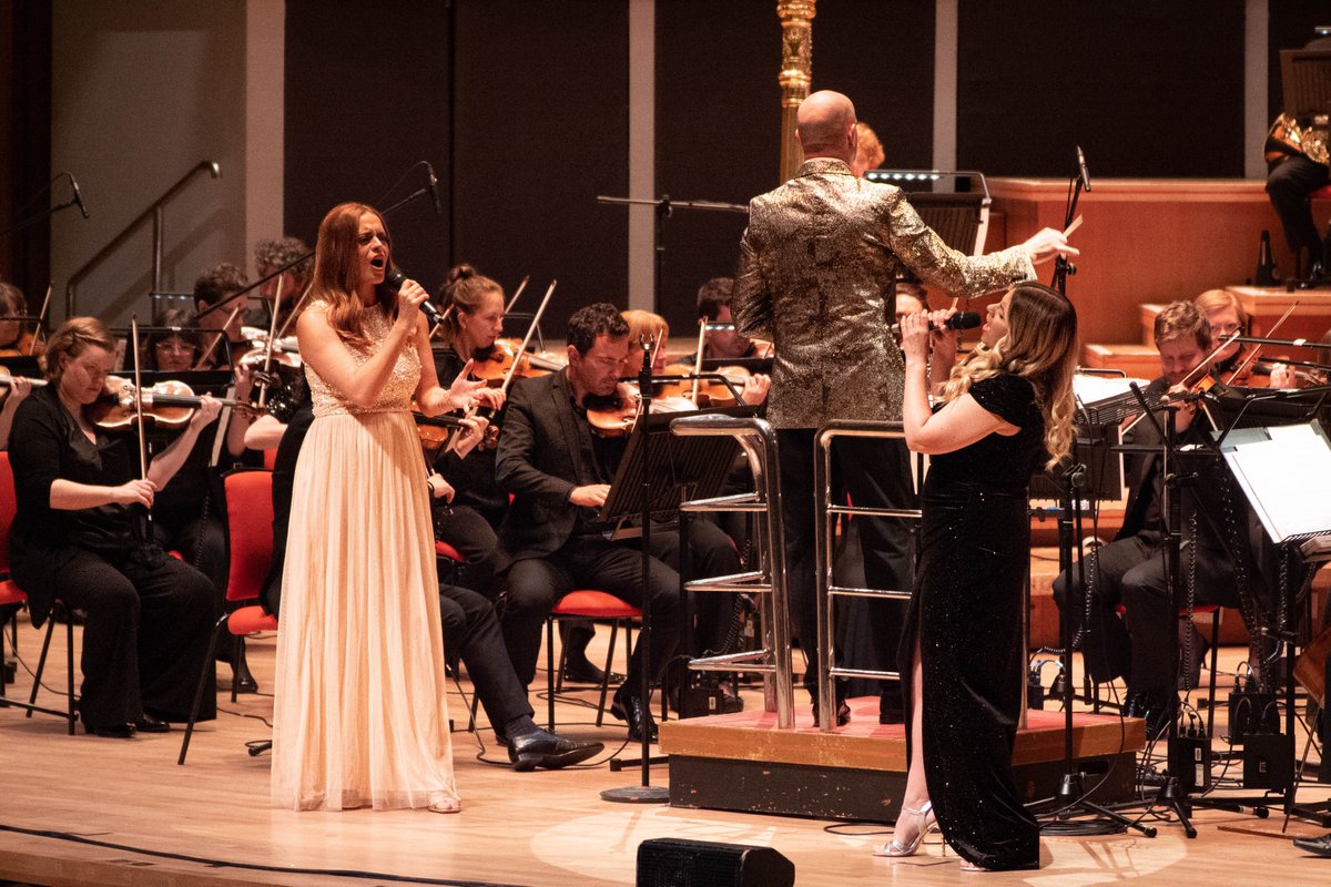 west_end_int's tweet photo. It certainly was The Best of the West End thanks to the incredible vocals of @SophieEvans @LouiseDearman @YoungThacko #ScottDavies and the fabulous @CBSO under the baton of @MichaelEngland7, the standing ovations said it all, thank you! https://t.co/59nLIM2jQ7