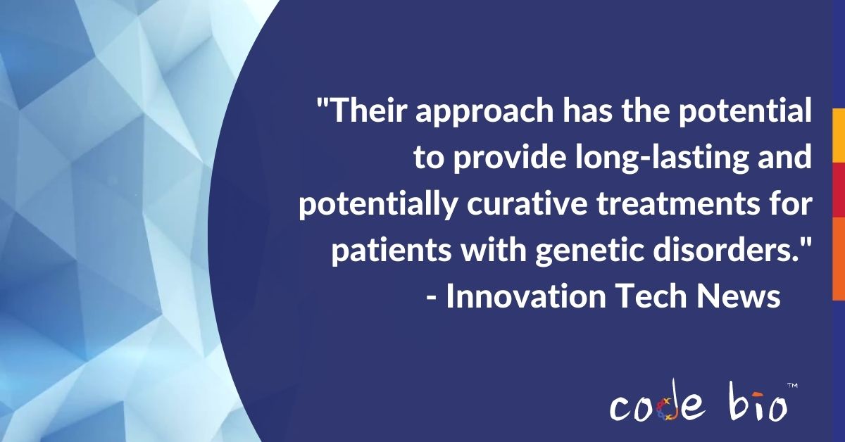 We're excited to be featured in Innovation Tech News Startup Showcase! The article highlights how we’re revolutionizing the field of precision #geneticmedicine with our novel #DNA delivery platform, 3DNA®. Read more: bit.ly/3BPcWkE