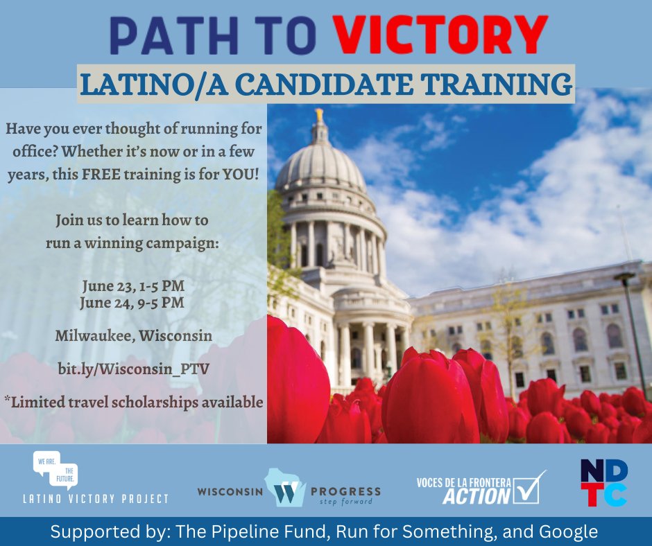 WIProgress's tweet image. Join us in Milwaukee: act.latinovictory.org/survey/PTV_wis…