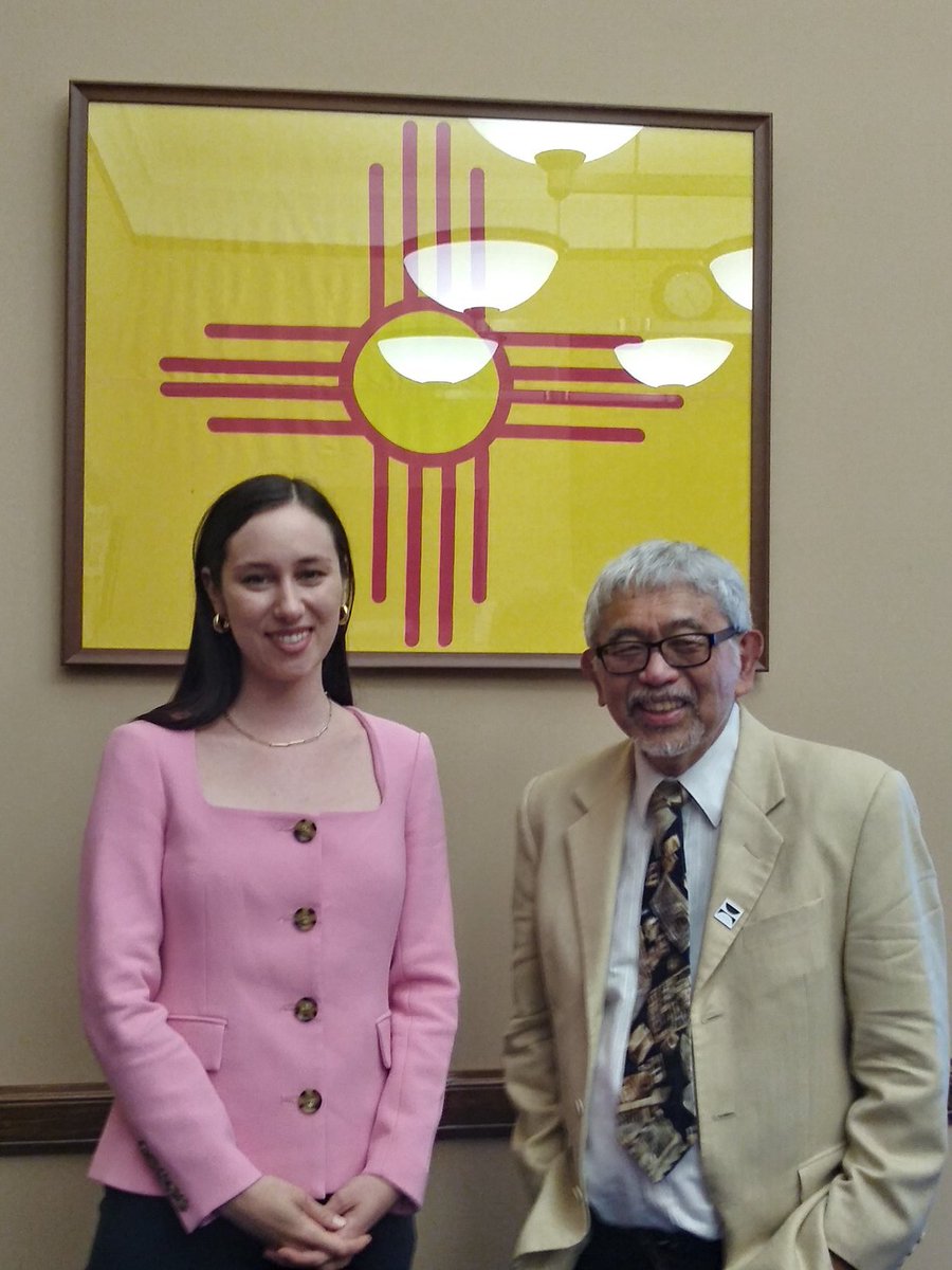 CNinABQ's tweet photo. Thank you to Katie Mertens from @SenatorLujan's office for meeting with me to discuss @bread4theworld's asks on the #FarmBill #AdvocacySummit2023 https://t.co/Rm4PXUVS7Q