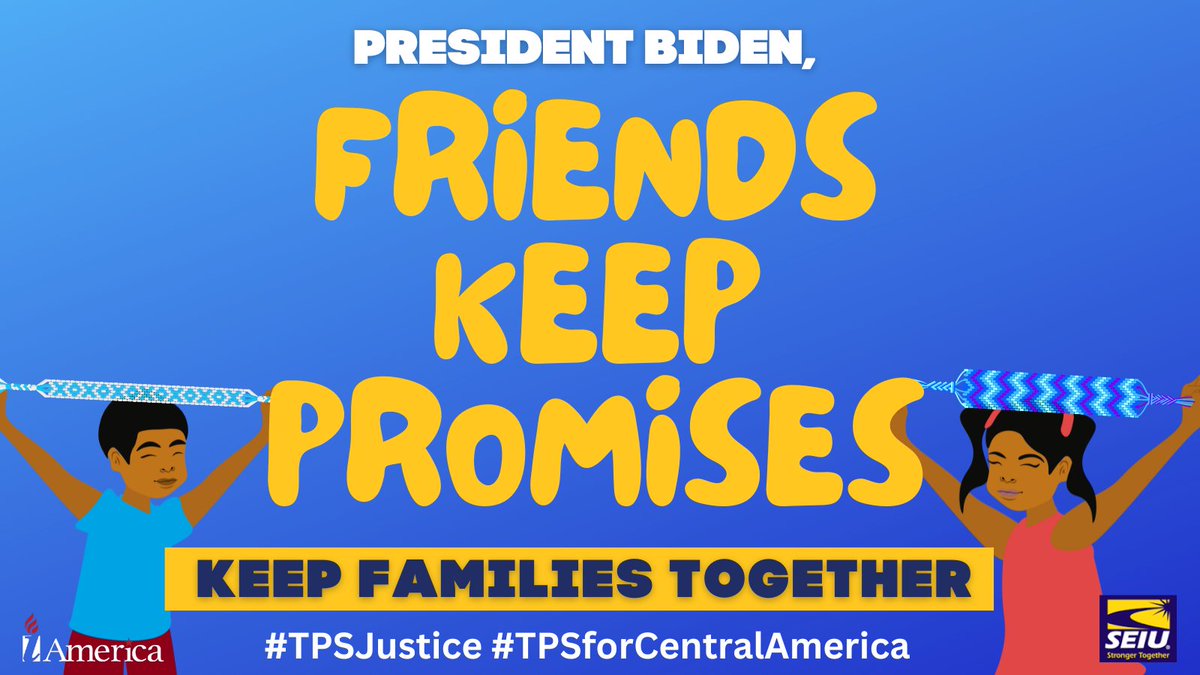 360,000 U.S. citizen children have parents with Temporary Protected Status (TPS) and have lived their lives with the uncertainty of being torn from them. Today, these children are at the White House to demand @POTUS keep his promise to #KeepFamiliesTogether! #TPSJustice