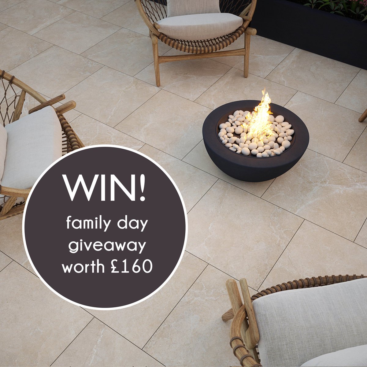 Bring your family together this summer with our competition! 
We're giving away a Pizza oven, Fire pit, cooling pad for the furries, fuel for the firepit &amp; a £20 Tesco food voucher. All you need to do is: 1. Follow us  2. Tag a friend  3. Retweet this tweet #win #giveaway #enter