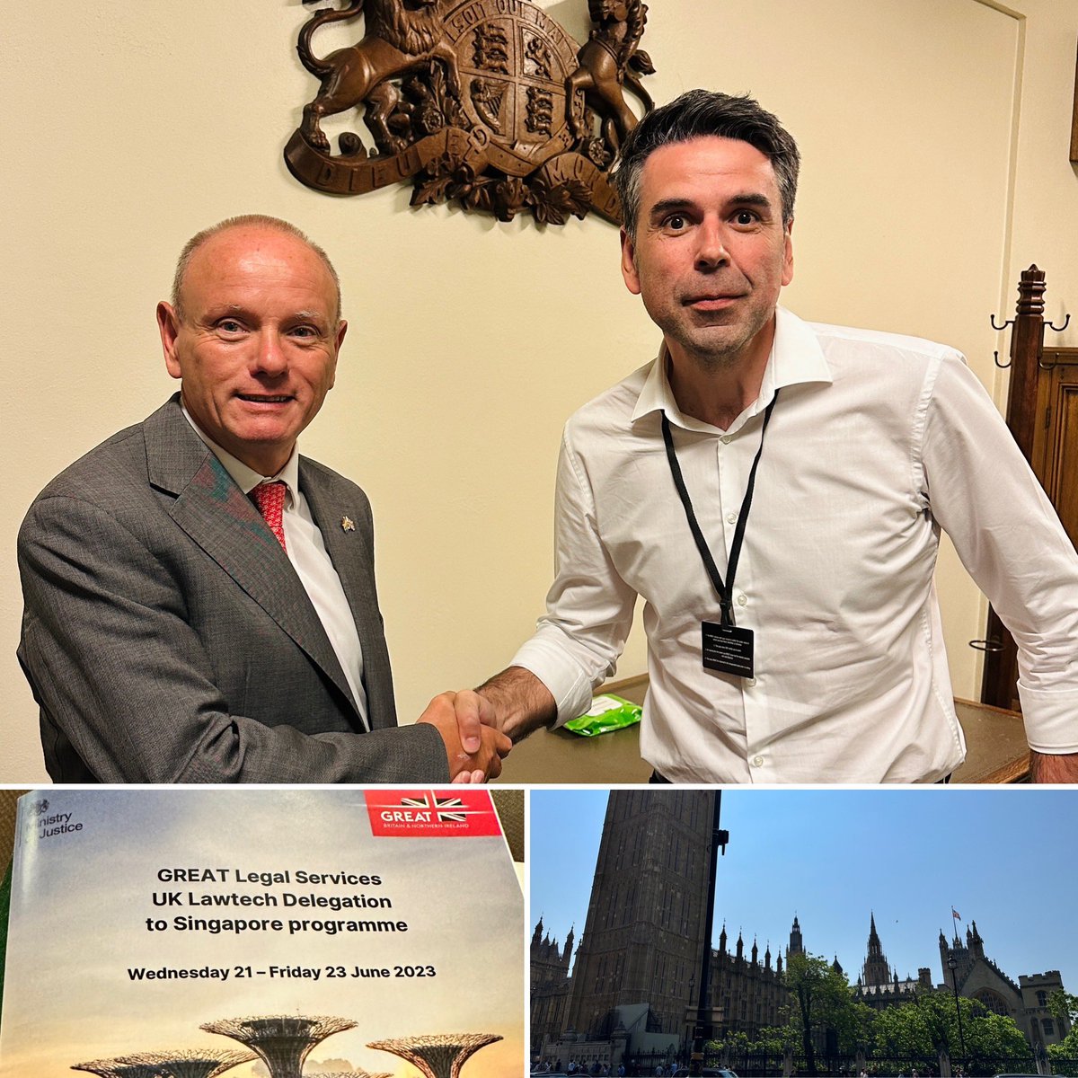 I am absolutely delighted to have had the opportunity to meet Minister Mike Freer from the Ministry of Justice UK at the House of Commons in London earlier today. Mike’s support and advice with the upcoming UK Lawtech Trade Mission to #Singapore have been truly invaluable. #law