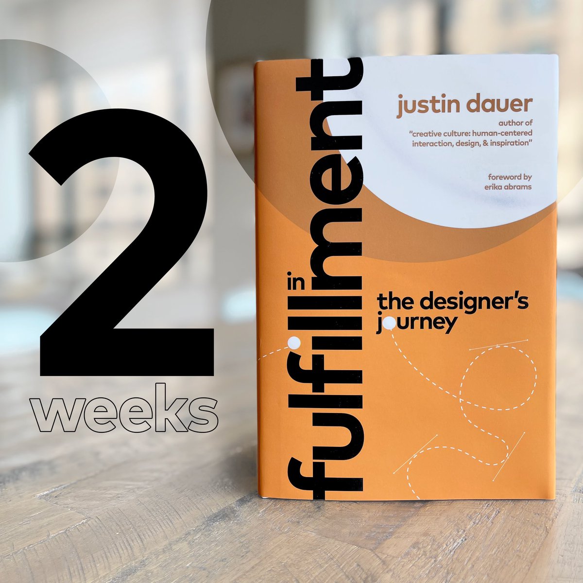 2 weeks!

In Fulfillment: The Designer’s Journey
in-fulfillment.com
<a href="/in_fulfillment/">In Fulfillment: The Designer’s Journey</a>