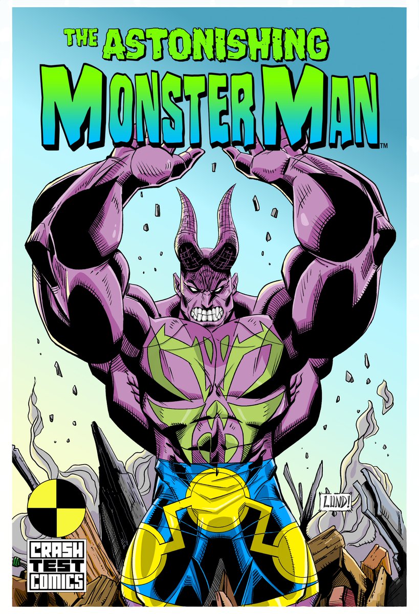 CrashTestComics's tweet image. Coming Soon!!!!  The Astonishing Monster Man.  The first release from Crash Test Comics.