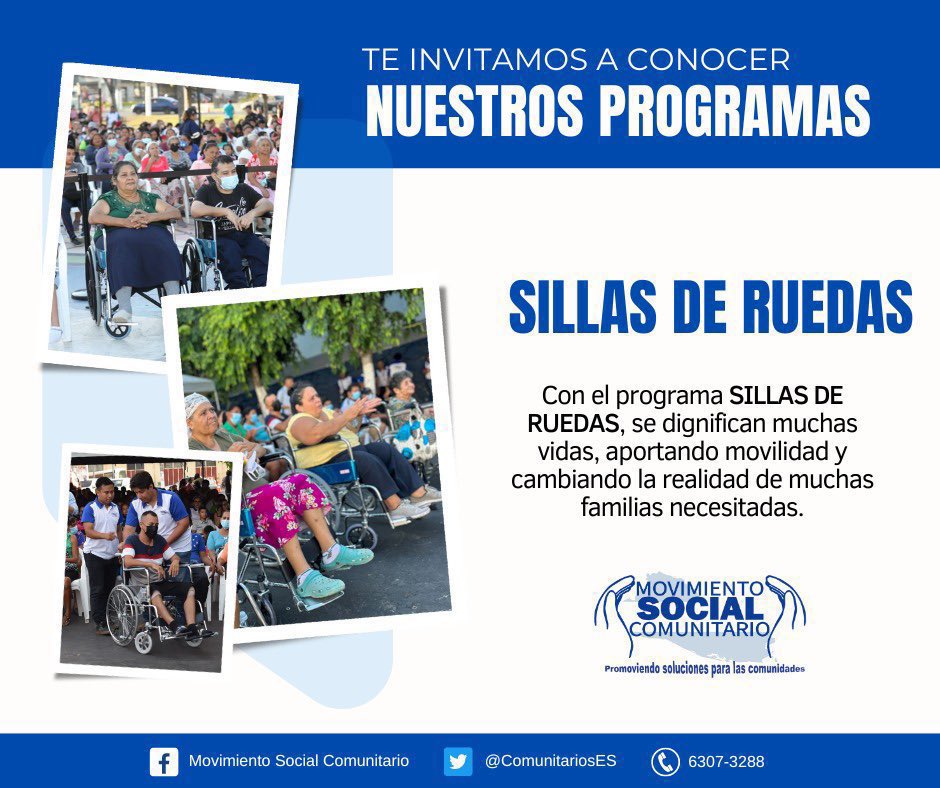 Estamos promoviendo soluciones para las comunidades a través de  nuestros programas:

#JornadasMedicas
#CanastasSolidarias
#FiestasDeNiños
#SillasDeRuedas
#MaterialDeConstrucion Etc.