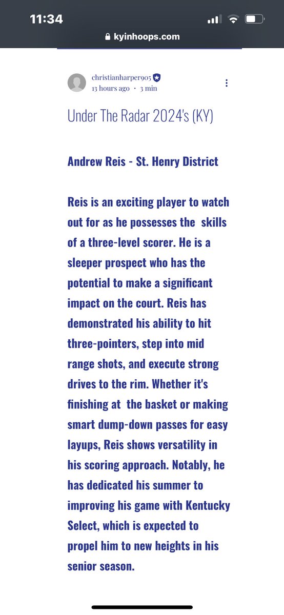 AndrewReis02's tweet image. Thank you @KYINhoops @KyChristiann for the write up. @KySelectAAU @PouncyJr10 @PrepHoopsKY