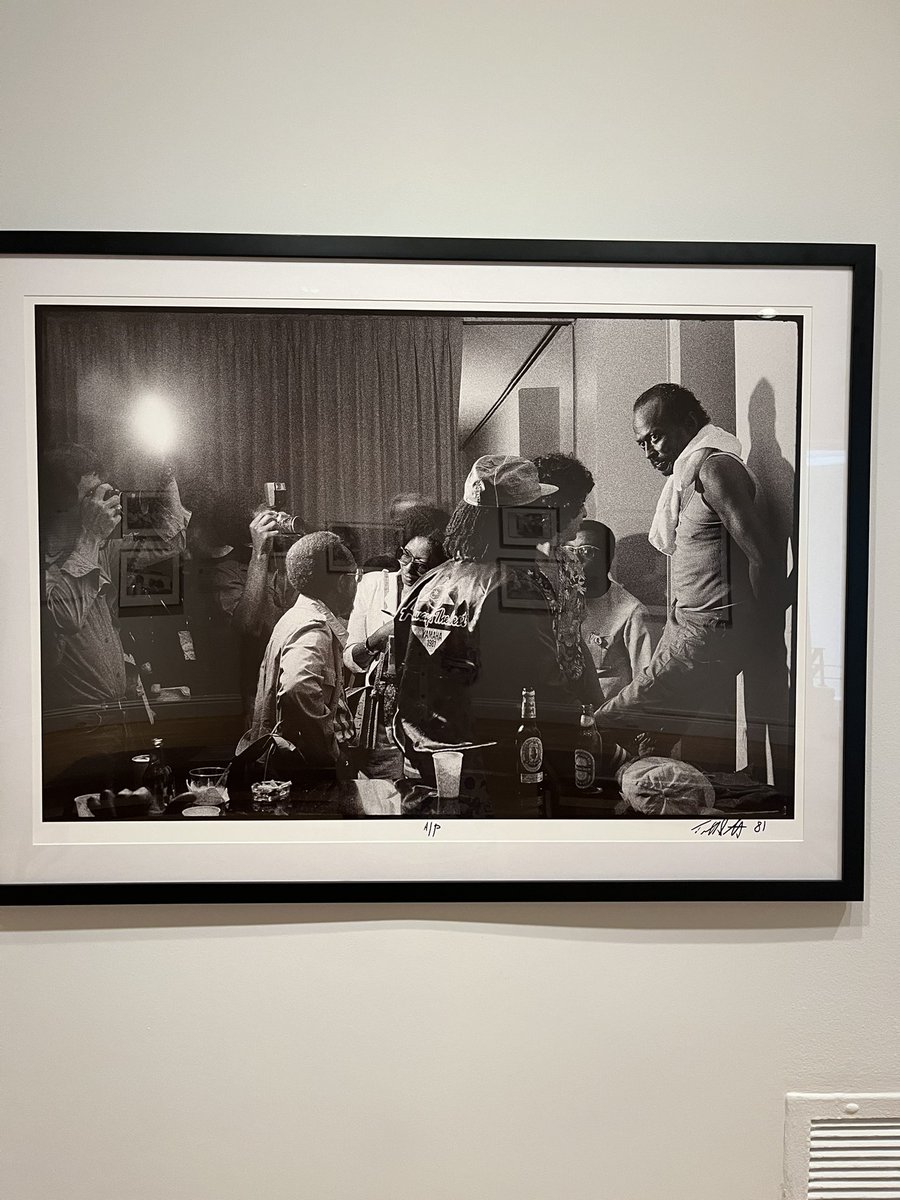 abbydart's tweet photo. I’m at the fabulous #PhillipsCollection to see the remarkable photographs of #FrankStewart . This one of @milesdavis caught my eye. #MilesDavis #jazz #photography https://t.co/DK1ppELPml