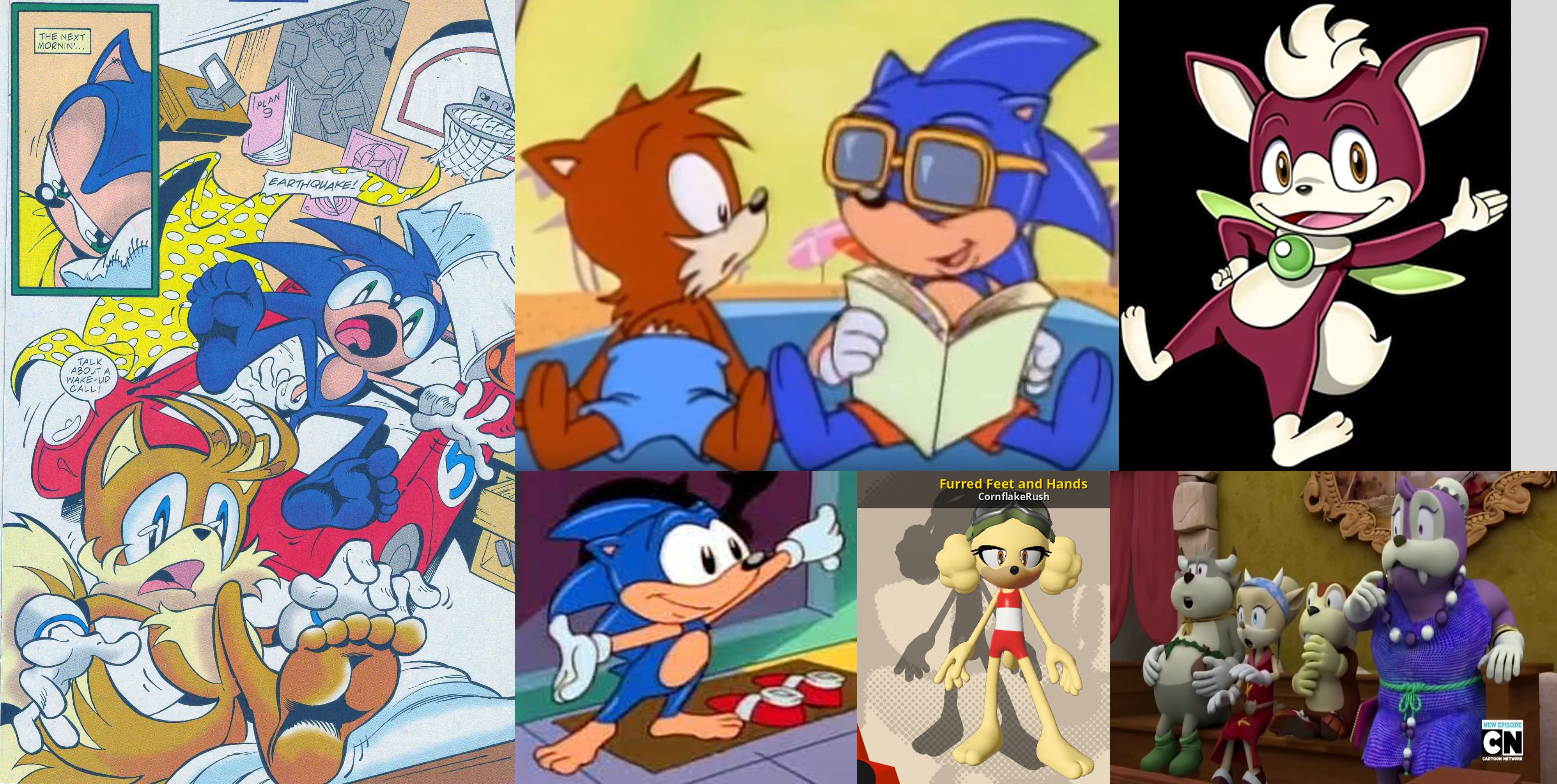 J.C. Thornton on X: "Excuse me for the Sonic feet pictures ...