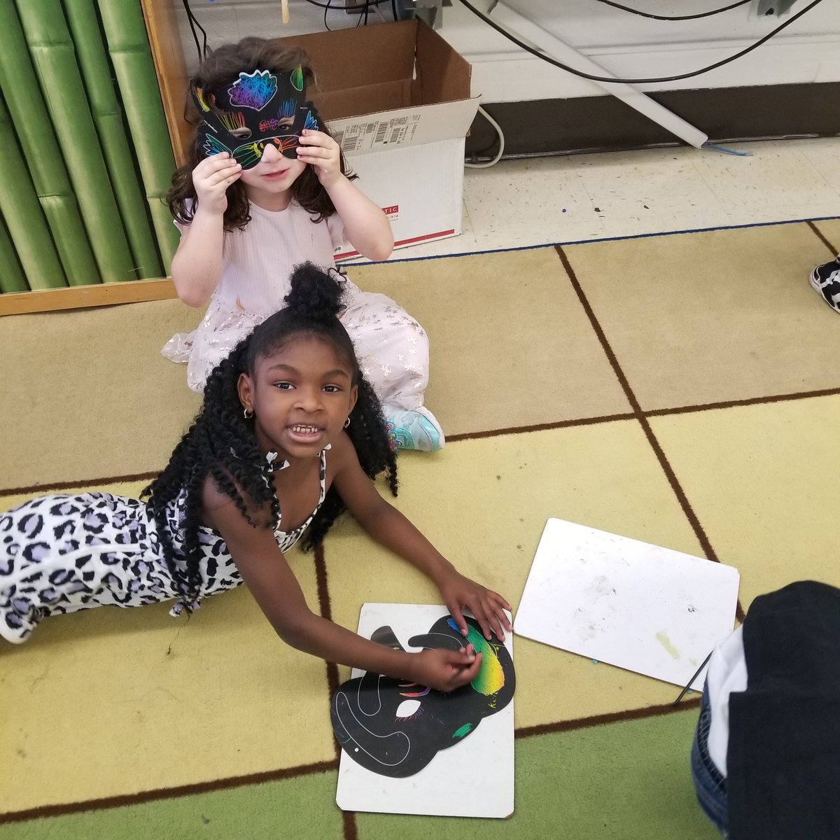 jshaber16's tweet photo. Pre-K virtual field trip at the zoo. Ending the day creating animal masks. @vbHolland @VBPreK https://t.co/Ry47bmemY2