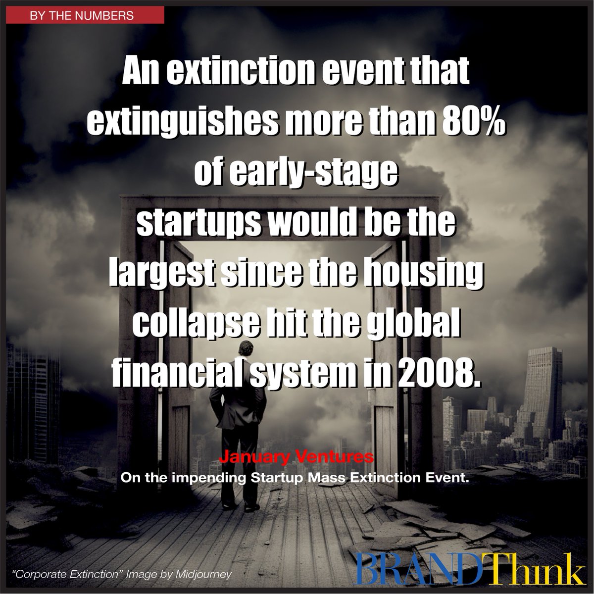 Leading venture capital players are predicting a “mass extinction event” for early- and mid-stage startups that will make the global financial collapse in 2008 “look quaint” by comparison.
#venturecapital #startupfunding #privateequity #innovation #leadership