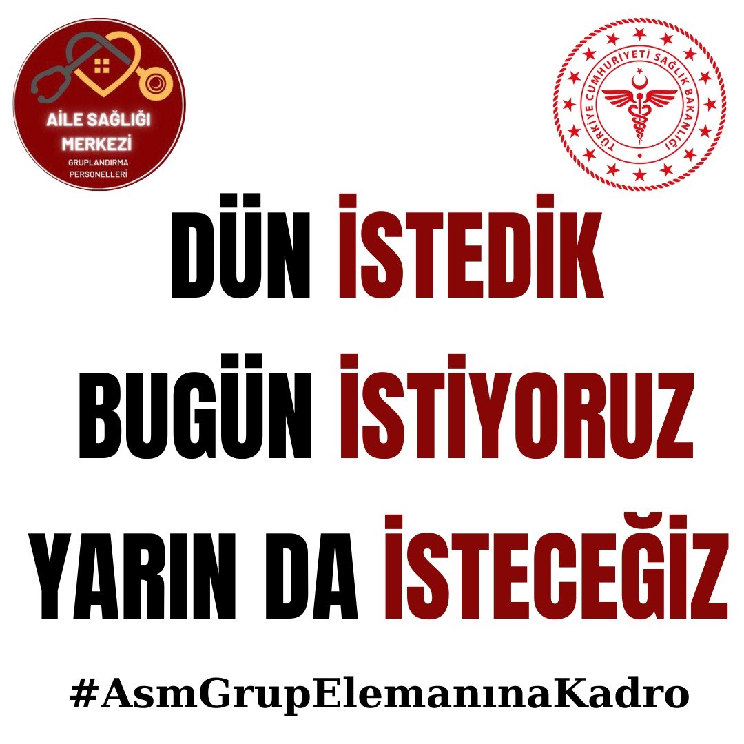 Arzu (@timur_ozsoy) on Twitter photo ASM Grup Elemanları olarak fazlasını değil hakkımızı istiyoruz.
<a href="/RTErdogan/">Recep Tayyip Erdoğan</a> <a href="/_cevdetyilmaz/">Cevdet Yılmaz</a> <a href="/memetsimsek/">Mehmet Simsek</a> <a href="/drfahrettinkoca/">Dr. Fahrettin Koca</a> <a href="/isikhanvedat/">Prof. Dr. Vedat Işıkhan</a> <a href="/dbdevletbahceli/">Devlet Bahçeli</a> @ErbakanFatih <a href="/Mustafa_Destici/">Mustafa Destici</a>
#AsmGrupElemanınaKadro ASM Grup Elemanları olarak fazlasını değil hakkımızı istiyoruz.
<a href="/RTErdogan/">Recep Tayyip Erdoğan</a> <a href="/_cevdetyilmaz/">Cevdet Yılmaz</a> <a href="/memetsimsek/">Mehmet Simsek</a> <a href="/drfahrettinkoca/">Dr. Fahrettin Koca</a> <a href="/isikhanvedat/">Prof. Dr. Vedat Işıkhan</a> <a href="/dbdevletbahceli/">Devlet Bahçeli</a> @ErbakanFatih <a href="/Mustafa_Destici/">Mustafa Destici</a>
#AsmGrupElemanınaKadro