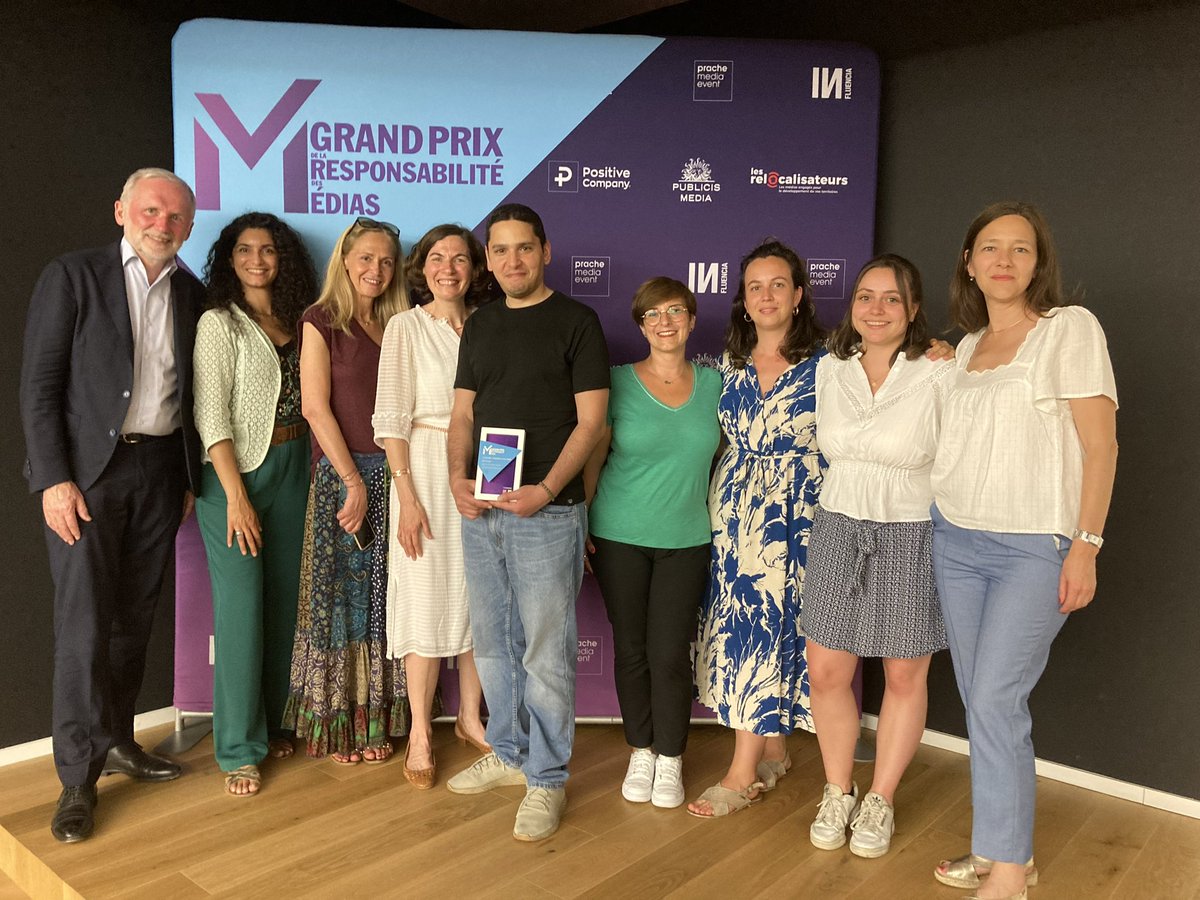 Bravo à toute l’équipe de la Fondation M6 pour les prisons pour ce Grand prix de la responsabilité des médias. La réinsertion par l’emploi est notre objectif. Merci au jury d’avoir mis en lumière le travail fait par cette Fondation depuis 13 ans.