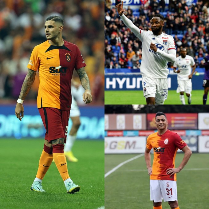 🦁Galatasaray'ın yeni sezondaki forvet üçlüsü Mauro Icardı, Dembele, Mostafa Mohammed üçlüsünden oluşabilir.
#GalatasaraySK 
#SaldırGALATASARAY