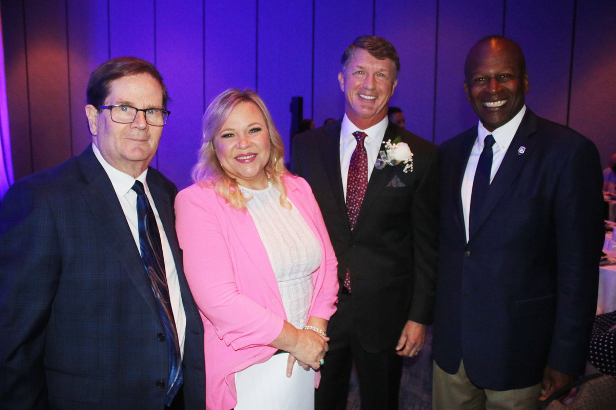 Former @bentleyu  soccer standout Rick Miller '80 was inducted into the @CollSportsComm Academic All-America Hall of Fame Tuesday in Orlando, as part of an outstanding class of former student-athletes.  #BentleyU #BeAForce #NE10Embrace @NCAADII @csoccernews @bentleyalumni