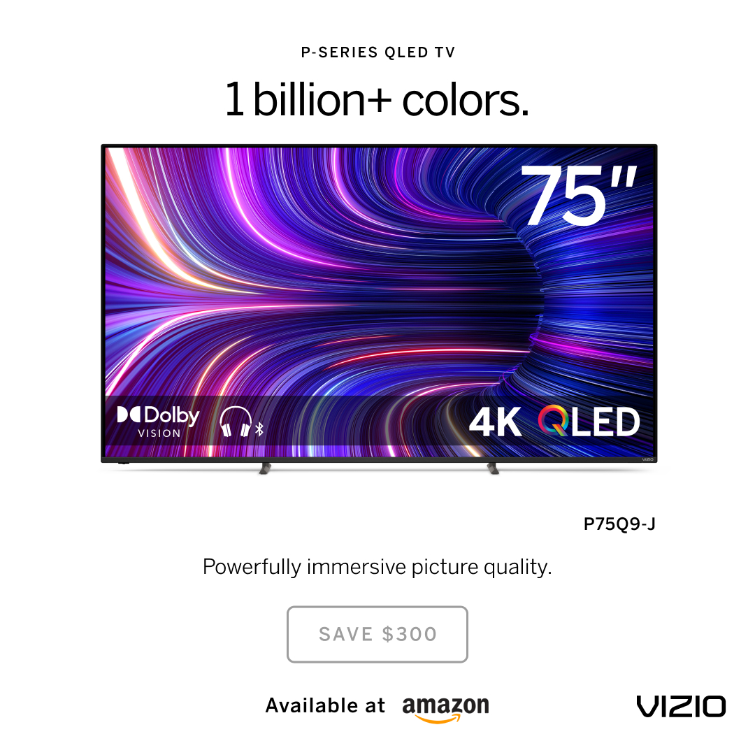VIZIO 65 Class PSeries 4K QLED HDR Smart TV P65Q9J01, 46 OFF