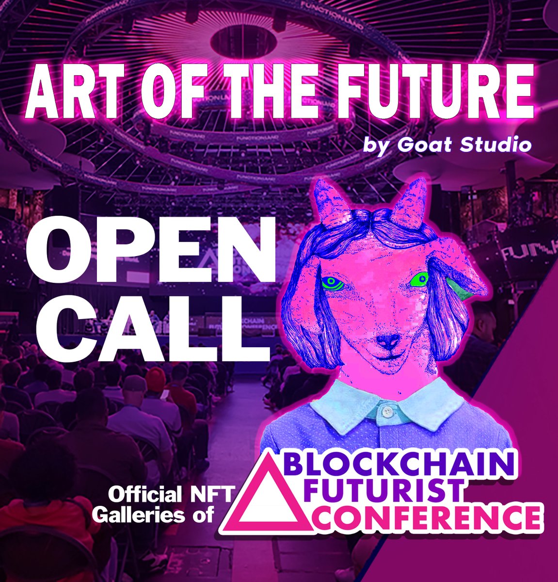 Gm! Are you an artist looking to showcase your work at an IRL Gallery inside <a href="/Futurist_conf/">Blockchain Futurist Conference</a> 2023, Canada's Largest Web3 Event with over 6500+ attendees, 250+ speakers, and 80+ press &amp; media outlets covering it.

Submit now (read details in 🧵⬇️)
🔵 Reply with your art
🔵 Follow