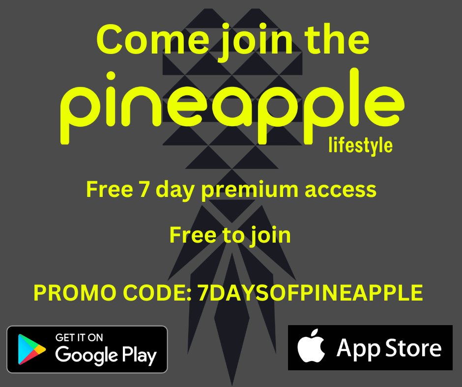 Did someone say a FREE week of Premium on ThePineappleApp🍍🍍🍍
#swingwithpineapple #ThePineappleApp 
#swingers