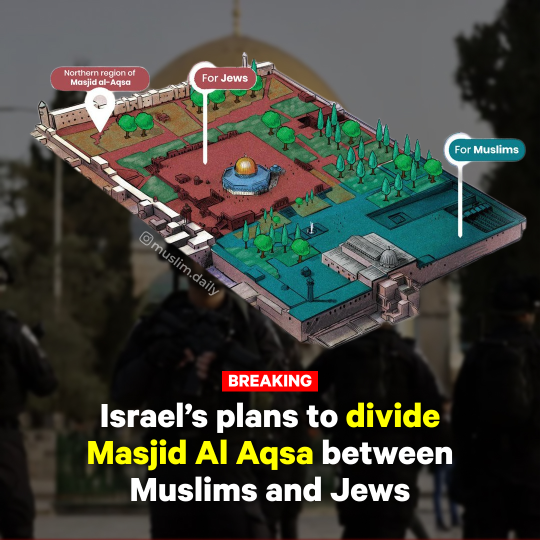 🚨BREAKING⚠️ Israeli Knesset member Amit Halevi of the ruling Likud party led by Prime Minister Benjamin Netanyahu is preparing a draft bill to divide Masjid al-Aqsa between Muslims and Jews. Jews would take over 70% of the compound including the Dome of the Rock.