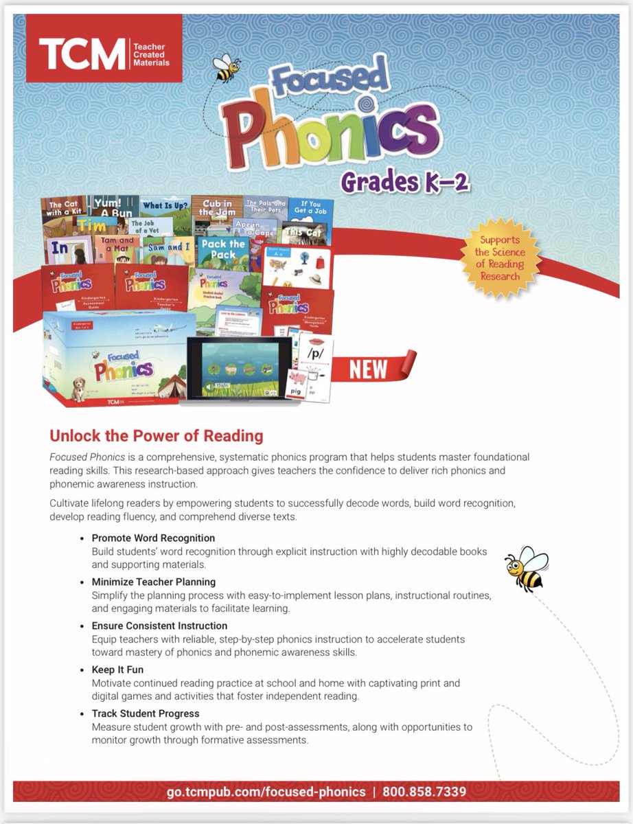 Kick-off the new school year with a new and fresh approach to #phonics #decodables with our new Focused Phonics series! Learn more by visiting bit.ly/42Btt6H #scienceofreading #earlychildhood