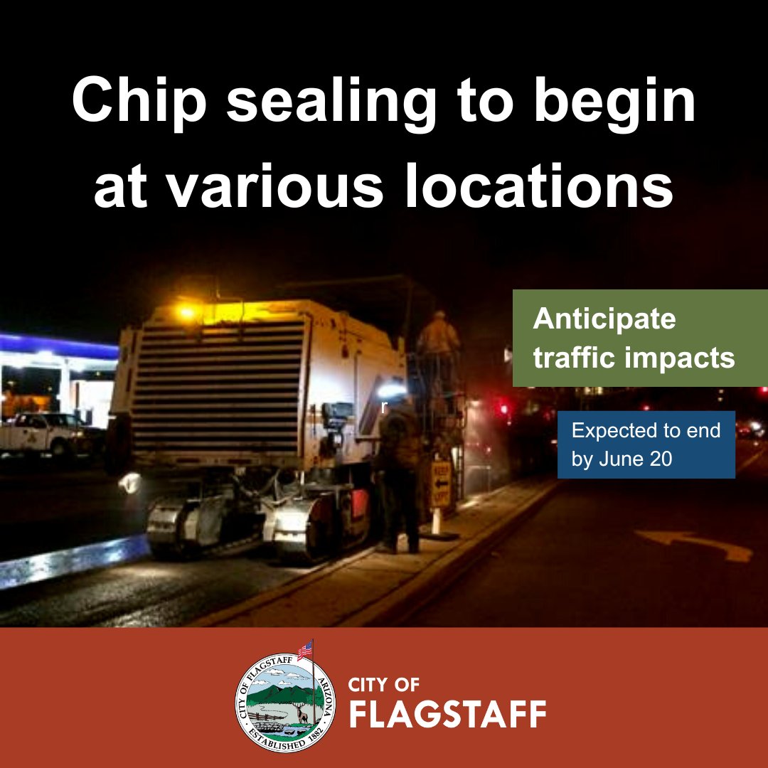 City of Flagstaff on Twitter "Beginning on June 13, the City of