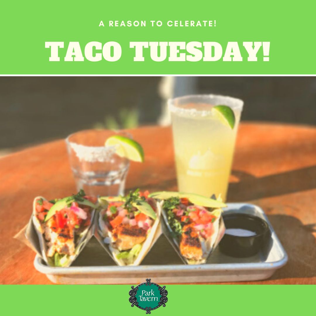 Happy Taco Tuesday! Did you know the Park Tavern offers a variety of delicious tacos?🌮 And, we make a killer margarita. Now you do.🤩 Take advantage of this gorgeous weather on the PT patio with friends & fur pals. #parktavern #atl #piedmontpark #tacotuesday #parktavernatl