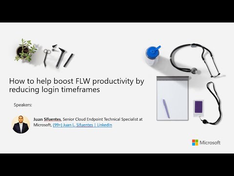 Voices of Healthcare #Cloud: “How to help boost FLW productivity by reducing login timeframes' buff.ly/3oQ8nUw #MSFTAdvocate