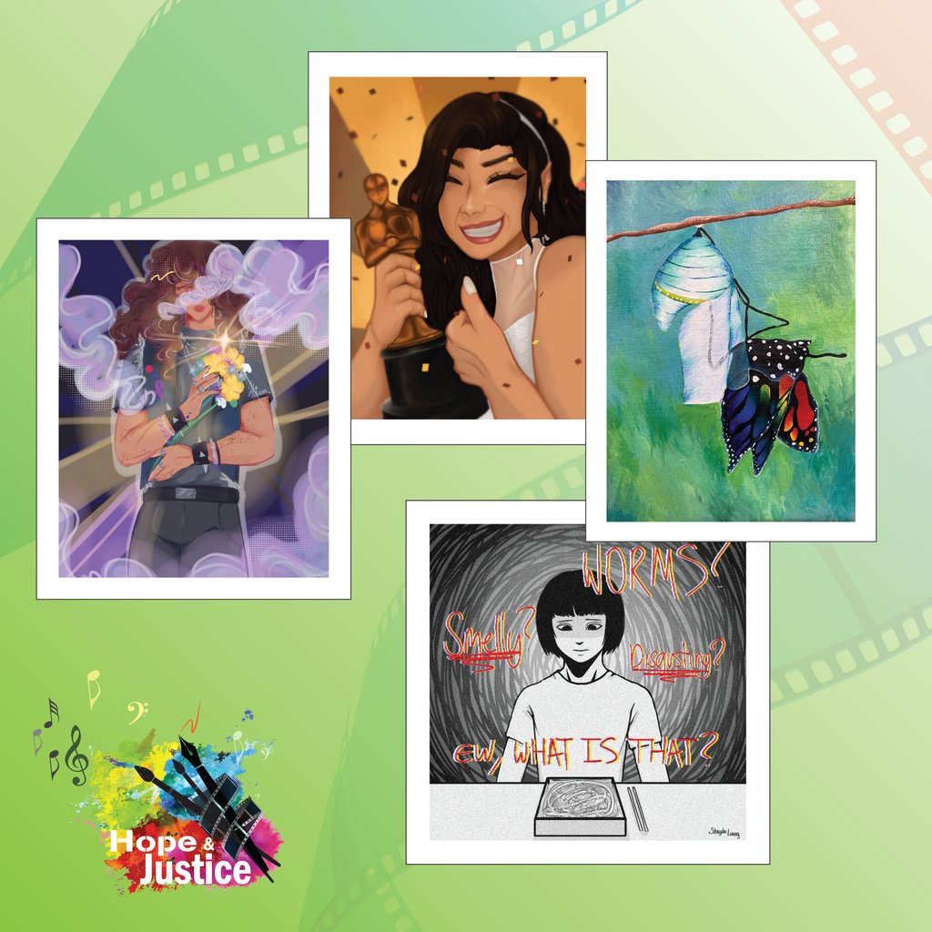 We’re excited to share our April 2023 Hope & Justice winners! Artists created pieces about identity, empowerment, and the issues they feel passionate about.

View the winners here: gallery.directingchange.org/contest/awards… 

#TakeAction4MH #directingchange #hopeandjustice #painting #mentalhealth