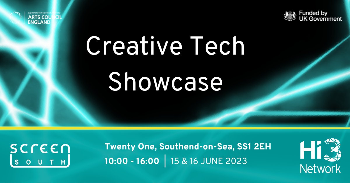 📅 June 15 &amp; 16 | 📍Southend-on-Sea | Free to all!

Join Hi3 Network in Southend for two action-packed days of creative technology activations. Visit bit.ly/hi3-showcase to sign up!