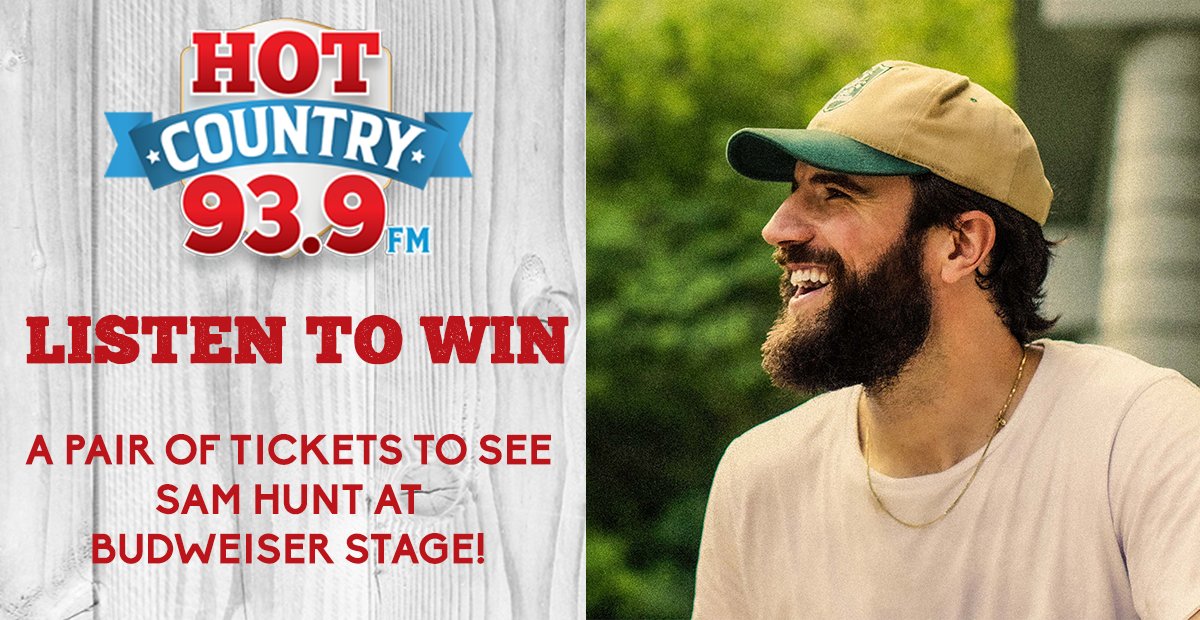 Listen to #HotCountryMornings with Tracy Lynn this week for a chance at winning tickets to @SamHuntMusic at @budweiserstage on July 16th! 🎶

Contest details ➡️ hotcountry939.com

#FathersDay 
@LiveNation