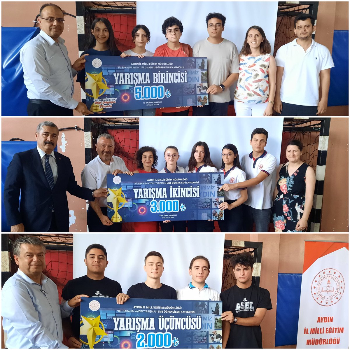 Aydin_MEM's tweet photo. ✅️ Müdürlüğümüz Tarafından Organize Edilen Bil Bakalım Aydın Bilgi Yarışması Ortaokul ve Lise Öğrencileri Finali Gerçekleştirildi.

🔗 https://t.co/ZTrDdO2zQ7

@tcmeb
@Yusuf__Tekin
@AydinValiligi
@ValiAKSOY
@seyfullah0966 https://t.co/bSiVzFlgYo