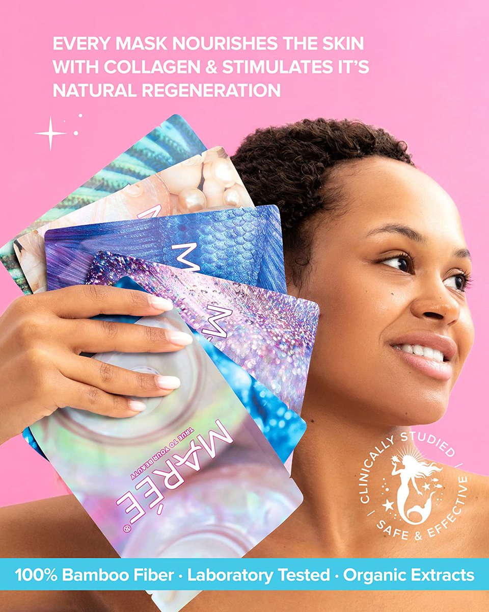 MdSorifuldms12's tweet photo. MAREE Facial Masks for Skin Care &amp; Beauty - Sheet Masks for Face with Natural Pearl Extract

You Save:$9.06(35%)

More Info: https://t.co/RUMYaJSfLE

#maree #facialmasks #skincare #beauty #sheetmasks  #pearlextract #marinecollagen #hyaluronicacid #antiaging #wrinkles #dryskin https://t.co/2kydRyu7RS