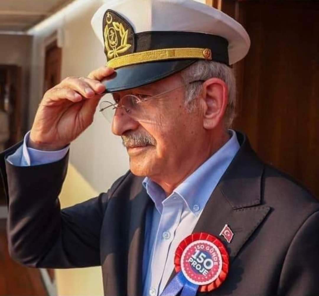 #KılıçdaroğluNeSöyledi: 'Gemiyi limana sağlam götürmek kaptanın görevidir. Gemiyi limana sağlam götüreceğimi herkes bilsin.'  
KAPTAN ♥️♥️♥️💯♥️♥️♥️💯