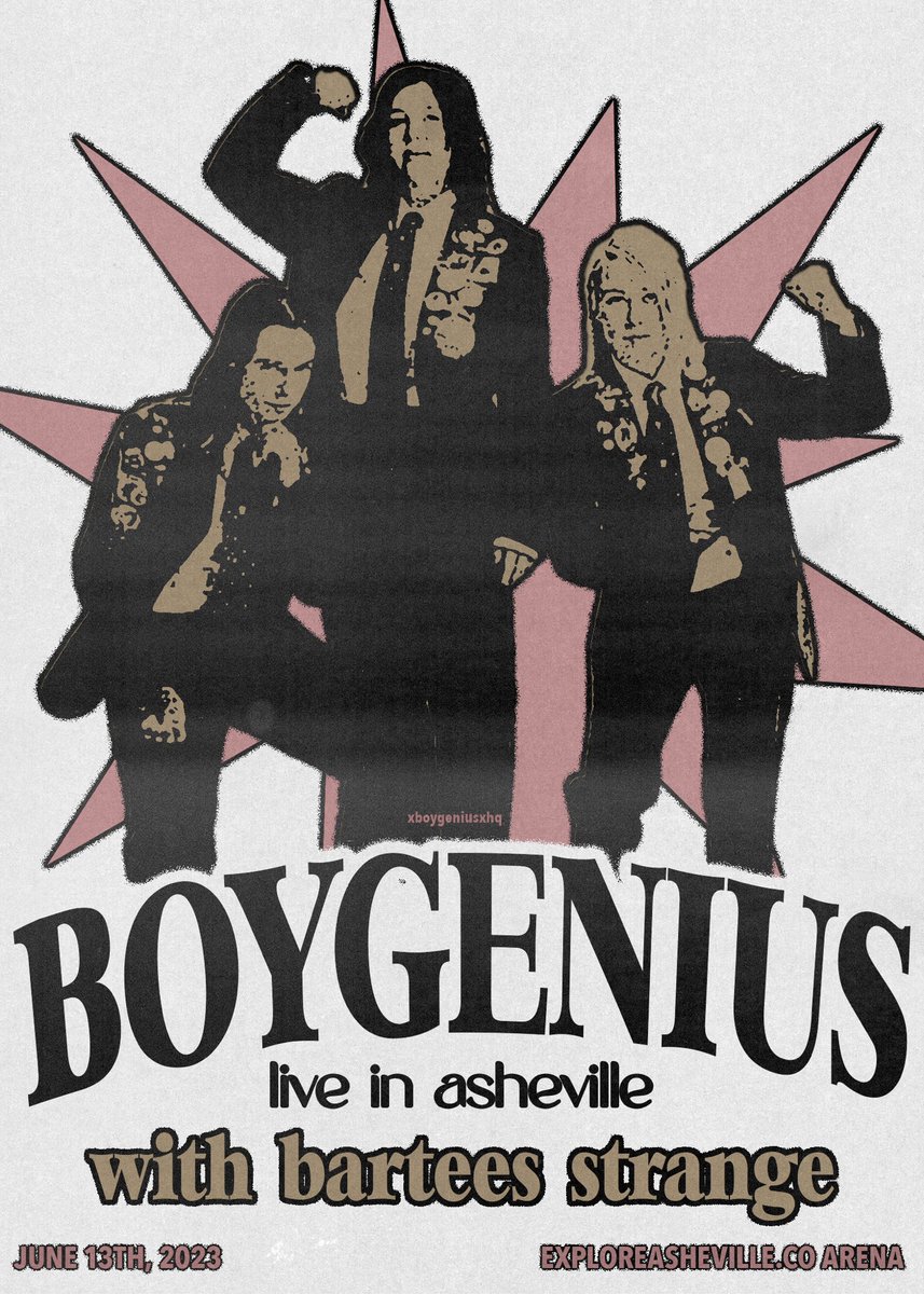 BOYGENIUS LIVE IN ASHEVILLE

JUNE 13TH, 2023

the tour
#TheTourAsheville