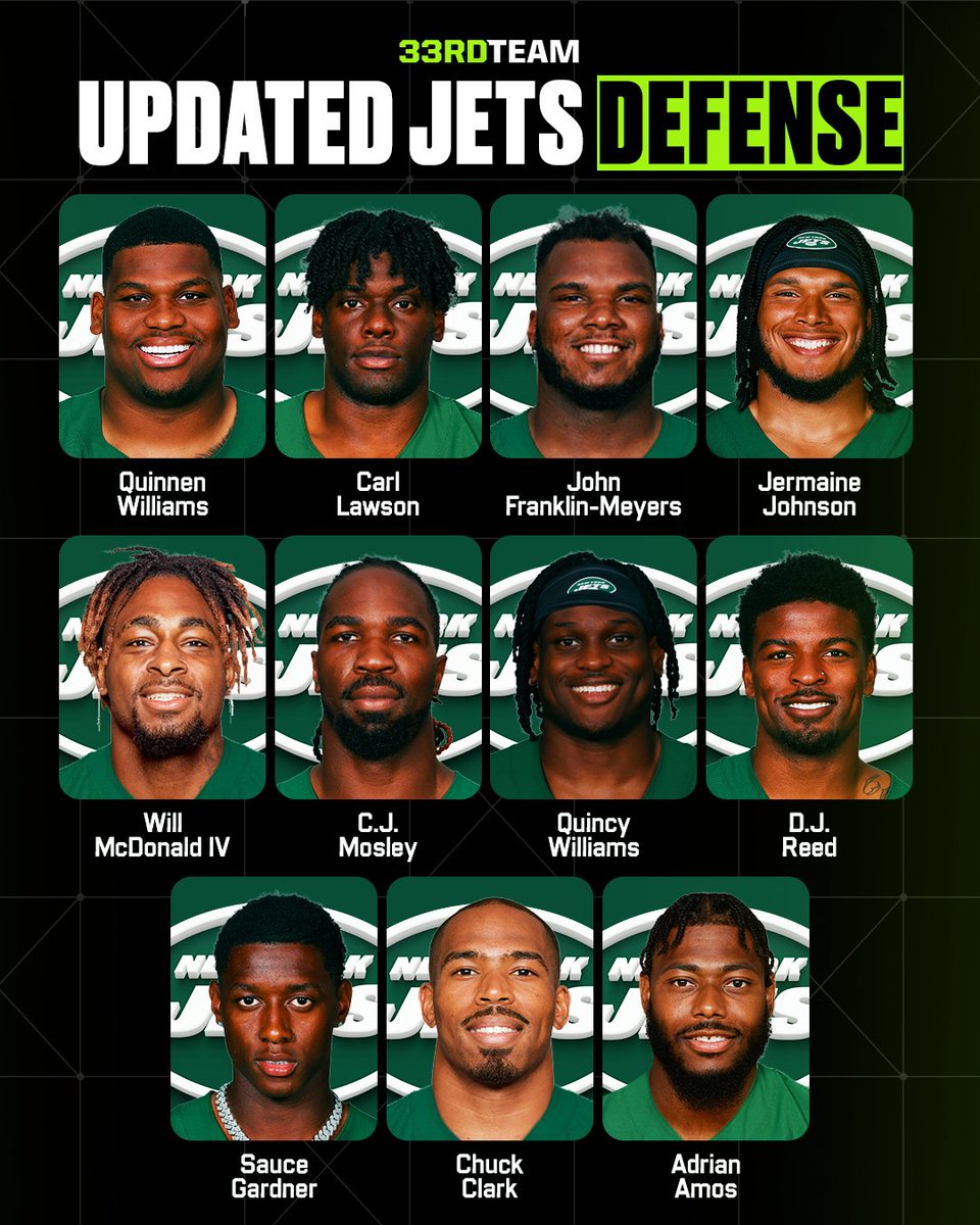 The #Jets defense is loaded 😮‍💨

#TakeFlight