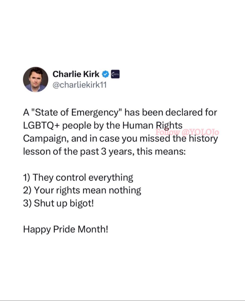 🌈 Happy Pride Month Bigots. 😂
#TakeBackTheRainbow