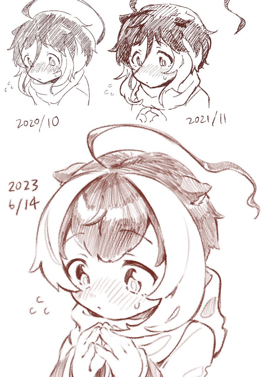 可愛いのが描けるようになってきた変遷